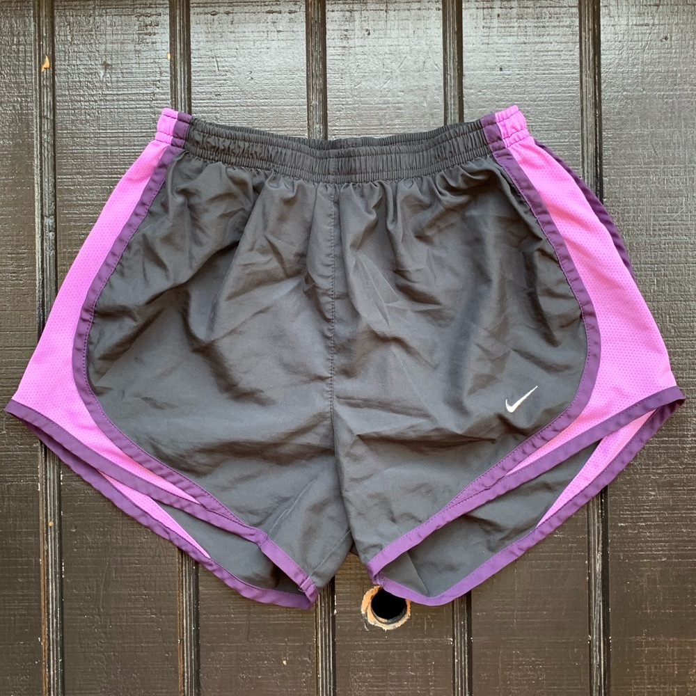 Black and Purple Nike Shorts